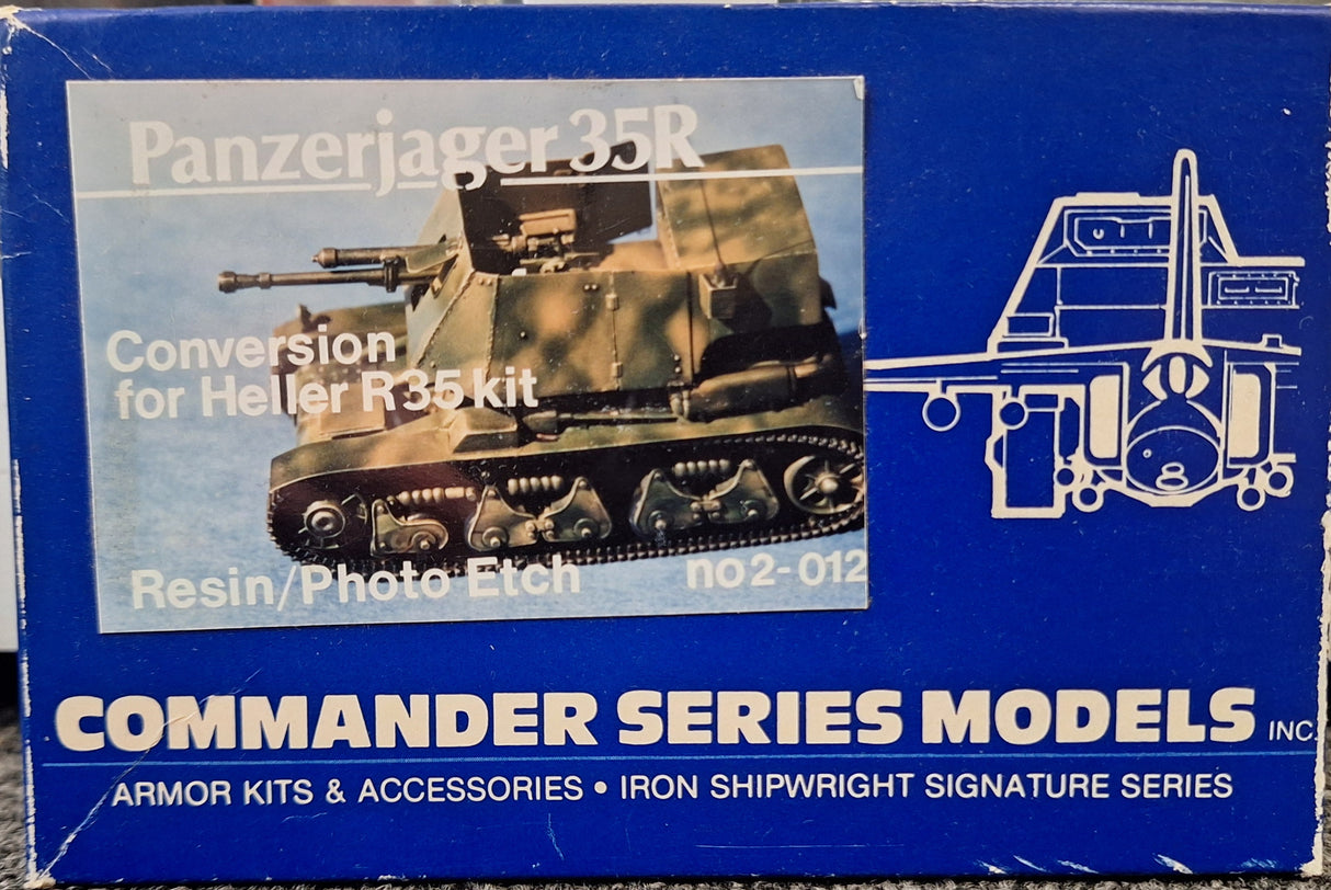 Commander 1:35 Panzerjager 35R Conversion Resin Kit w/Photoetch