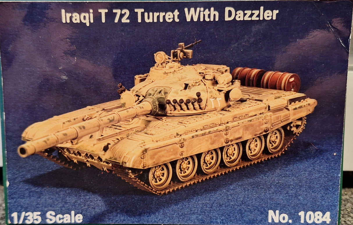 MB 1:35 Iraqi T-72 Turret With Dazzler Resin Kit