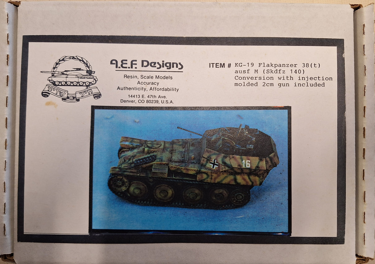 AEF 1:35 Flakpanzer 38(t) Ausf M Sd.Kfz. 140 Resin Conv. Kit