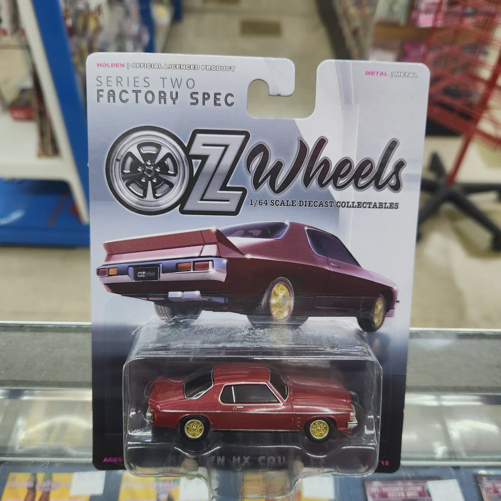 DDA OZ Wheels 1:64 Holden HX Monaro Coupe LE Red