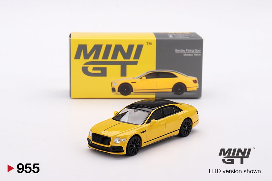 MiniGT 1:64 Bentley Flying Spur Monaco Yellow