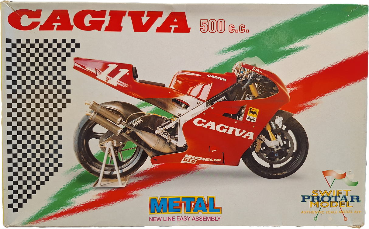 *Vintage, Aged Decals* Protar 1:9 Cagiva 500 c.c. (LW)