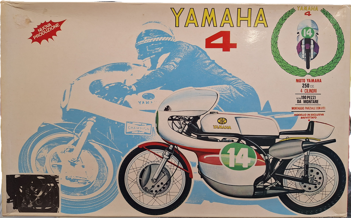*Vintage, Aged Decals* Protar 1:9 Moto Yamaha GP 250 c.c. (LW)