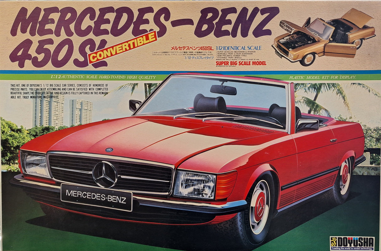 *Vintage* Doyusha 1:12 Mercedes-Benz 450SL Convertible