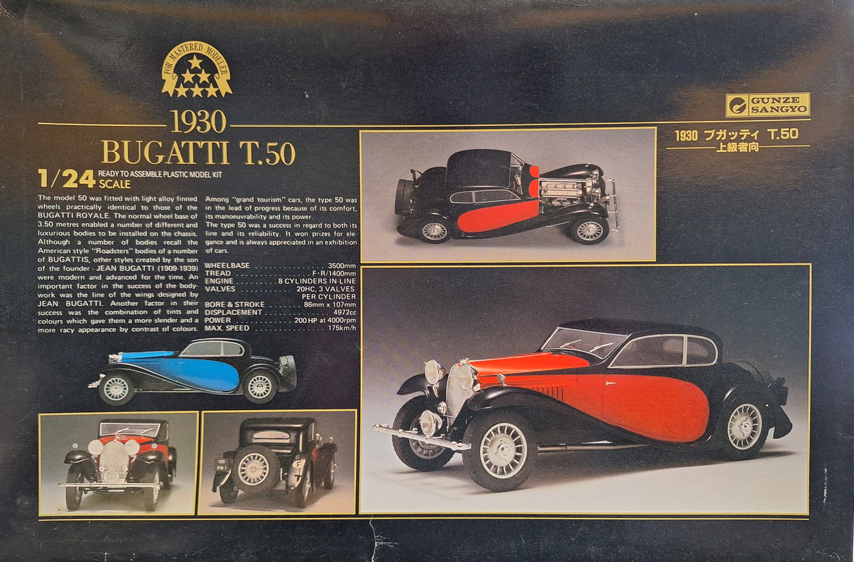 *Vintage* Gunze 1:24 1930 Bugatti  T.50