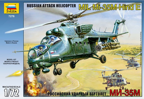 *Aged Decals* Zvezda 1:72 MIL Mi-35M Hind E Russian Attack Helicopter