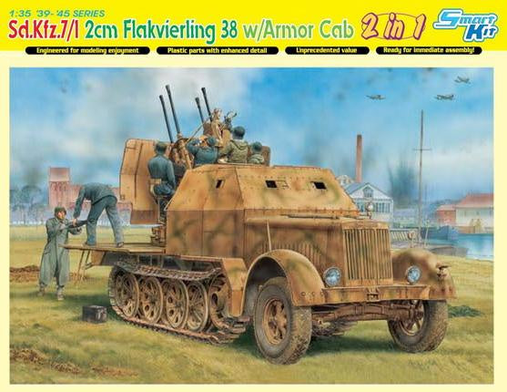 Dragon 1:35 Sd.Kfz.7/1 2cm Flakvierling 38 w/Armour Cab