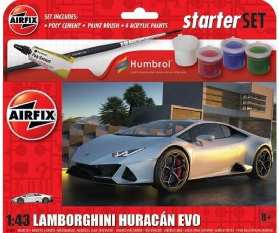 Airfix 1:43 Lamborghini Huracan Eco Starter Set