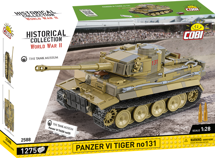 Cobi 1:28 Tank Museum Panzer Tiger VI No. 131 Tank