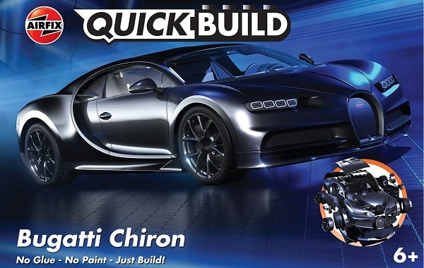 Airfix QUICKBUILD - Bugatti Chiron - Black