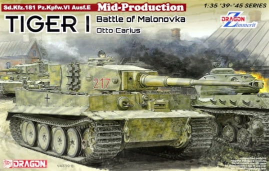 *Extras* Dragon 1:35 Tiger I Otto Carius Battle of Malonovka