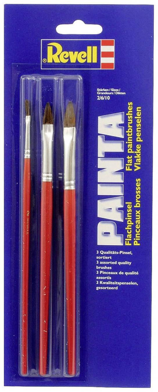 Revell Flat Brush Set #2-6-10