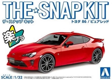 Aoshima 1:32 Toyota 86 Red Snap Kit