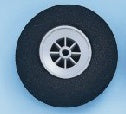 Foam Aircraft Wheel 45mm (pair)