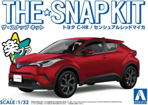 Aoshima 1:32 Toyota C-HR Mica Red Snap Kit