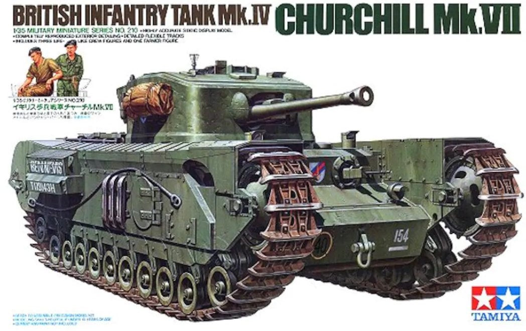 *Aged Decals* Tamiya 1:35 Churchill Mk. VII Tank (LW)