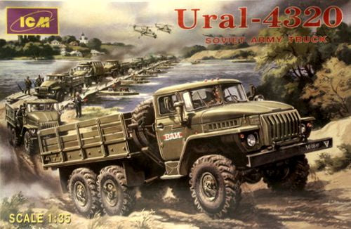 *Aged Decals * ICM 1:35 Ural-4320 Soviet Army Truck