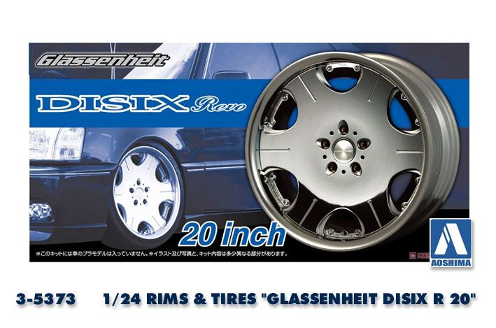 AOSHIMA #40 RIMS & TIRES “GLASSENHEIT DISIX R20”