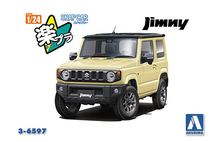 AOSHIMA 1/24 JIMNY 2018 CHIFFON IVORY MET