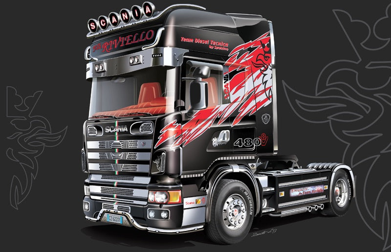 Italeri 1:24 Scania 164L Topclass