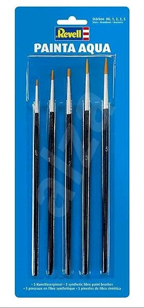 Revell Acrylic Paint Brushes - Sizes 00, 1, 2, 3, 5