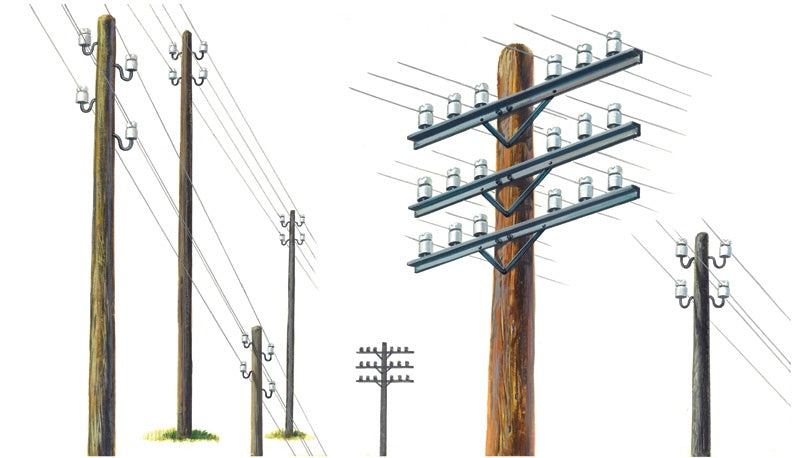 Italeri 1:35 Telegraph Poles