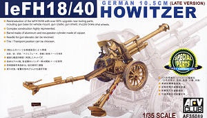 AFV 1:35 LeFH18/40 Howitzer German 10.5cm Late Version