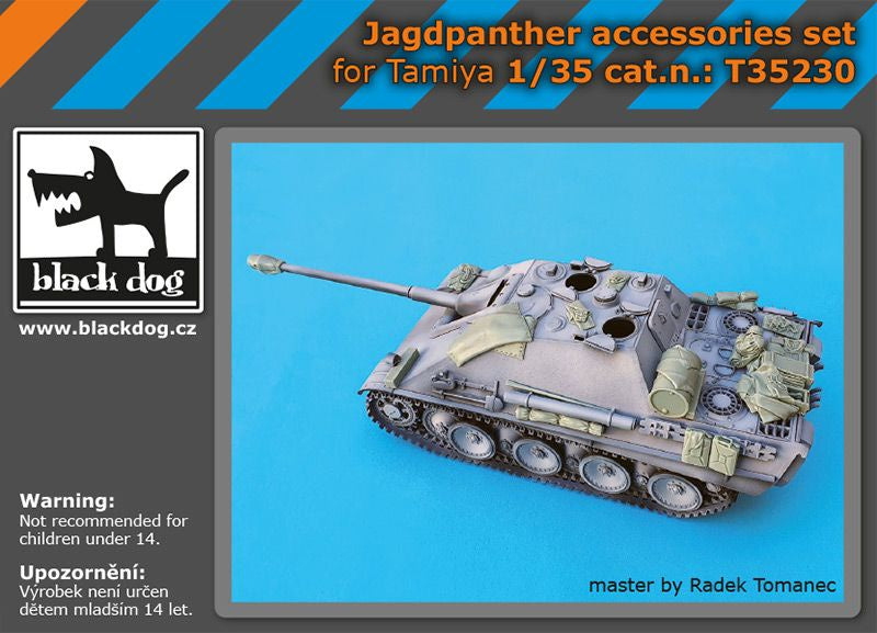 Black Dog 1:35 Jagdpanther Accessories Resin Extras for Tamiya