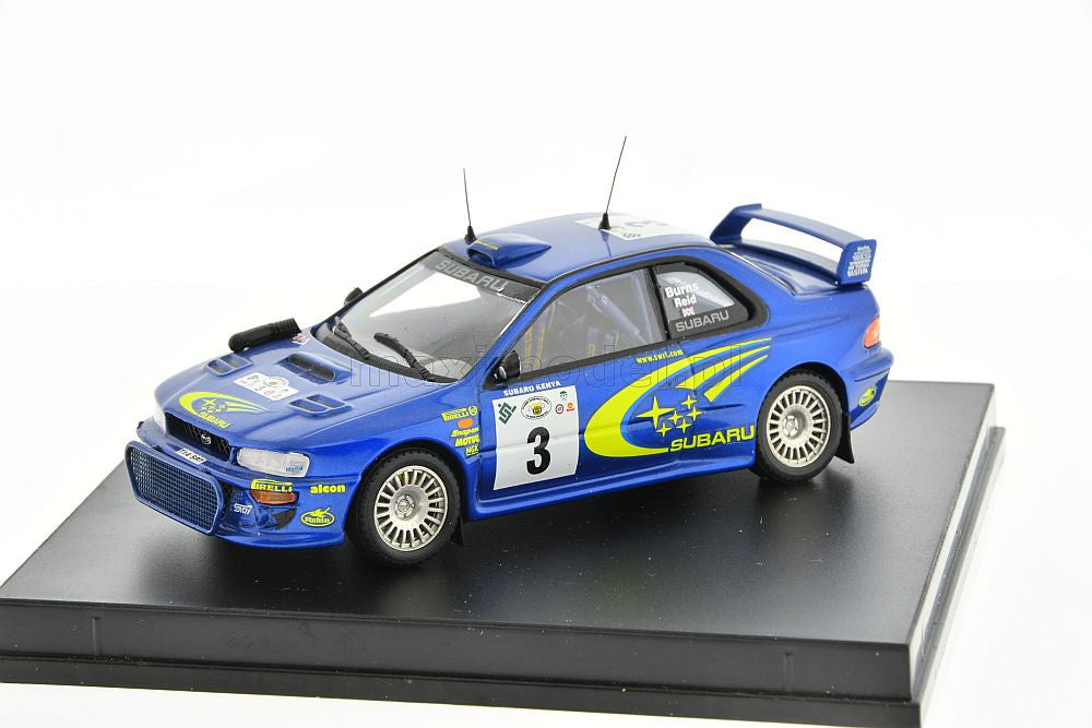 "Pre owned" Trofeu 1:43 Subaru Impreza #3 WRC 1999 1st Safari Rally 2000