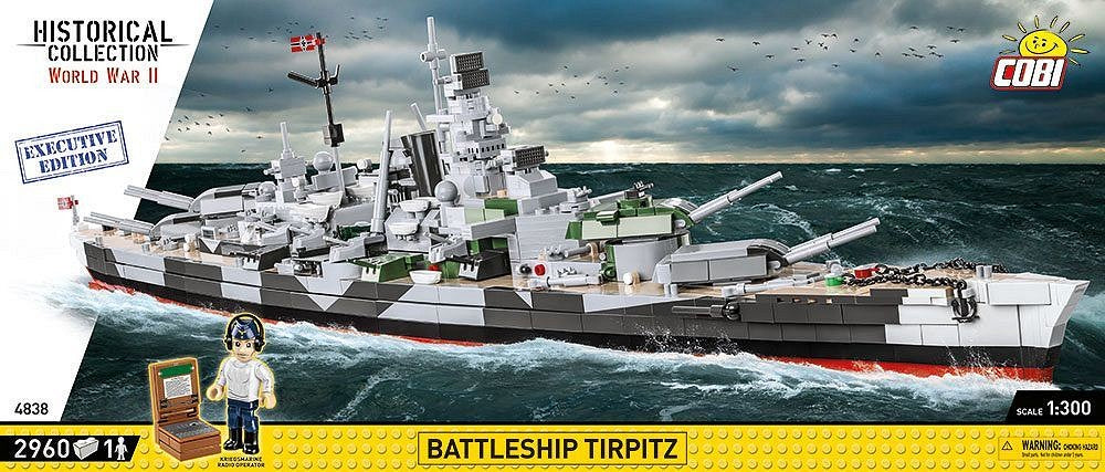 Cobi 1:300 Battleship Tirpitz - Executive Edition