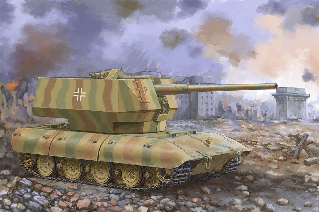 Trumpeter 1:35 E-100 Flakpanzer w/12.8cm Flak 40