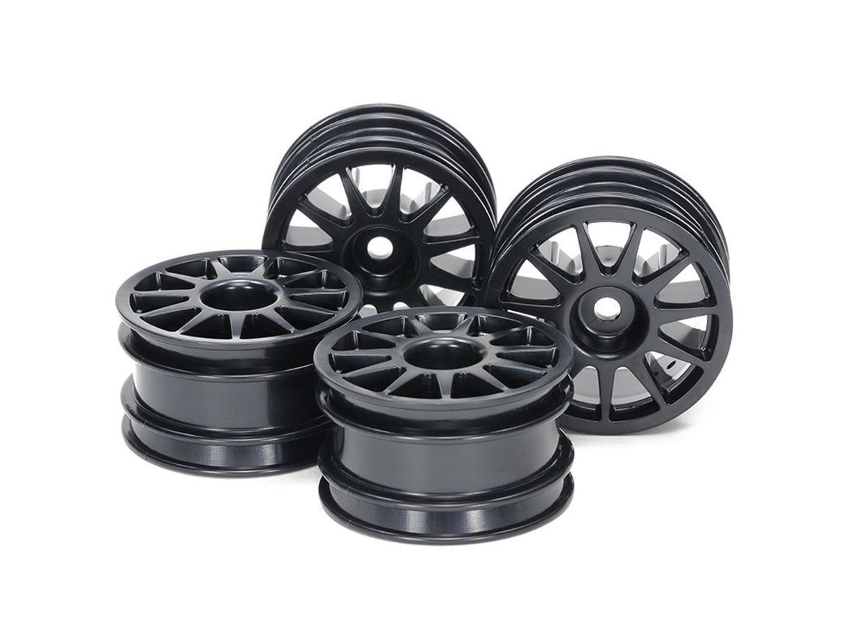 Tamiya M-Chassis 11-Spoke Wheels (Black, 4pcs.)