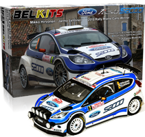 Belkits 1:24 Ford Fiesta S2000 2010 Rally Monte Carlo Winner
