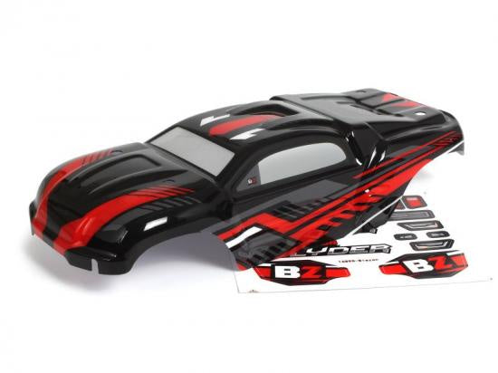 Blackzon Slyder Red Stadium Truck Body W/Decals