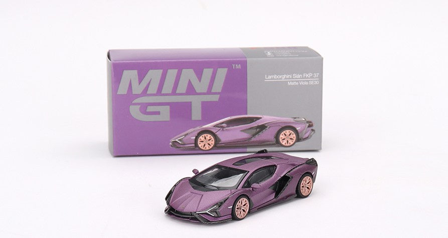 MiniGT 1:64 Lamborghini Sian FKP 37 Matte Viola SE30