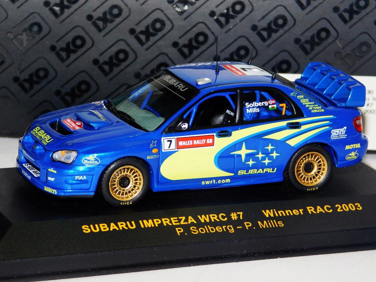 IXO 1:43 Subaru Impreza WRC #7 Winner RAC 2007