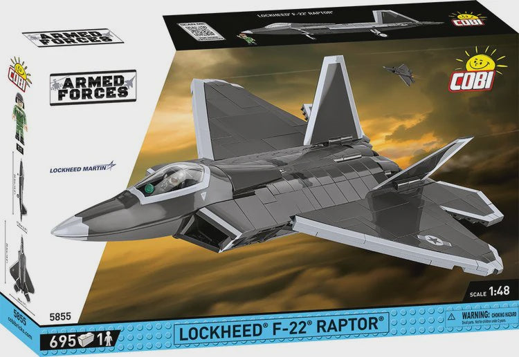 COBI Lockheed F-22 Raptor Fighter Jet 695pc