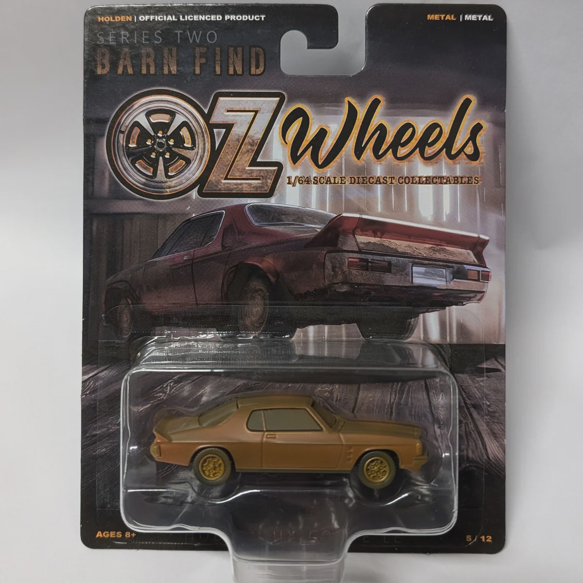 DDA OZ Wheels 1:64 Barn Find Holden HX Monaro Coupe  LE