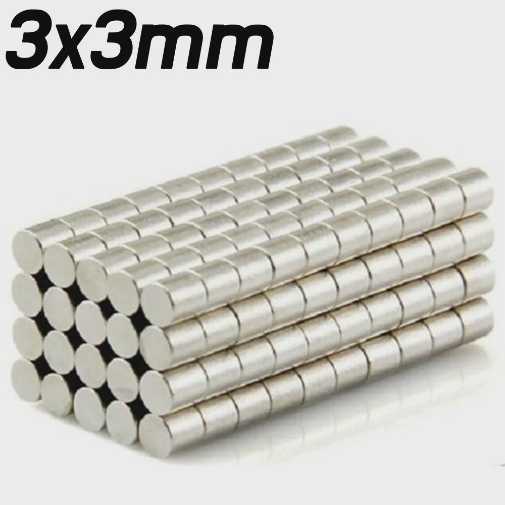 Neodymium Magnet 3mm x 3mm 10PCS