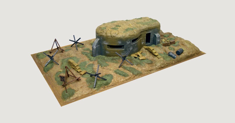 Italeri 1:72 WWII Bunker and Accessories