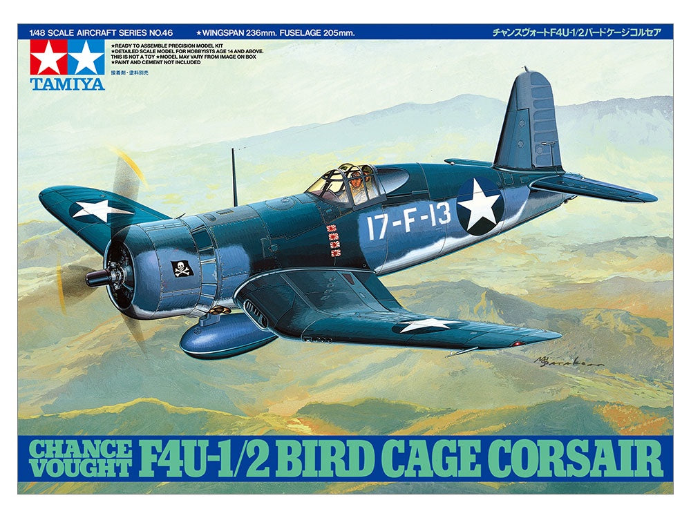 *Pre-owned* Tamiya 1:48 F4U-1/2 Bird Cage Corsair