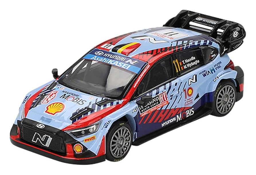 MINI GT 1:64 Hyundai i20 N Rally 1 Monte Carlo Rally 2024 Winner #11