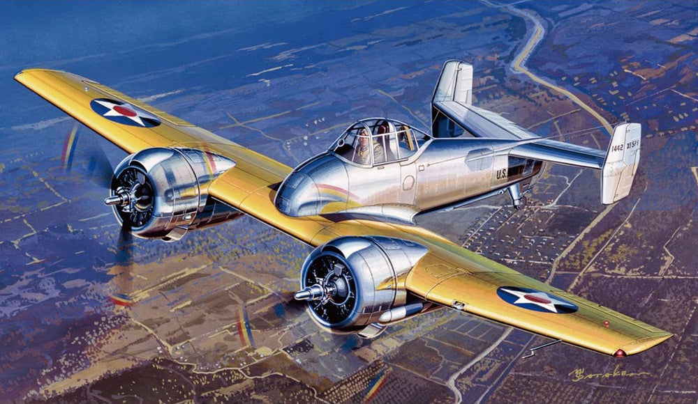 Academy 1:48 USN Grumman XF5F-1 Skyrocket