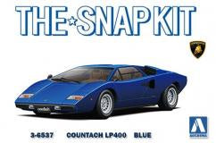 Aoshima 1:32 Lamborghini Countach LP400 Blue Snap Kit