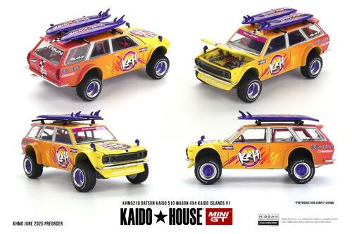 MiniGT 1:64 Datsun Kaido 510 - Wagon 4x4 Kaido Islands V1
