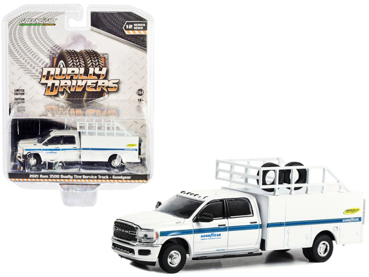 GL 1:64 '21 Dodge Ram Dually Tyre Service Truck Goodyear