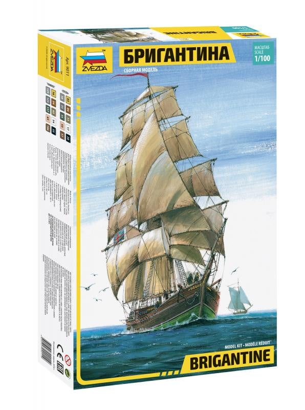 Zvezda 1:100 English Brigantine