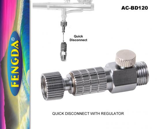 Fengda - Quick Disconnect With Regulator For Air Hose