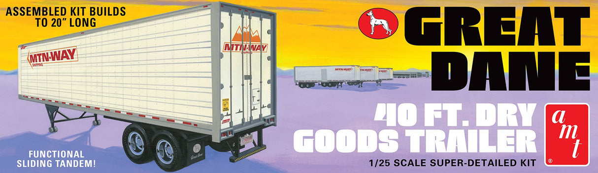 AMT 1/25 Great Dane Dry Good Semi Trailer