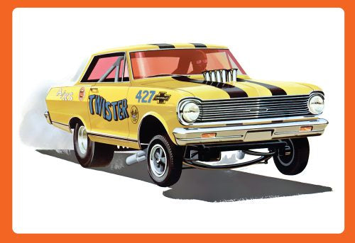 1/25 AMT 1965 CHEVY II NOVA AWB "TWISTER" 1:25 SCALE MODEL KIT